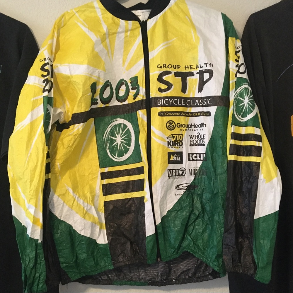 2004 Bicycle jacket Portland to Seattle